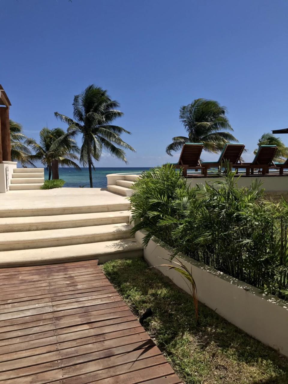 Aquastar Hotel & Apartments Mahahual Exterior foto