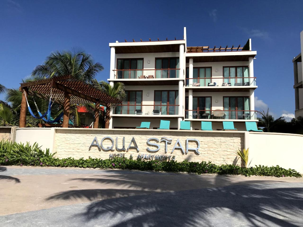 Aquastar Hotel & Apartments Mahahual Exterior foto