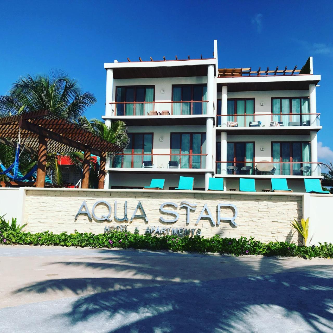 Aquastar Hotel & Apartments Mahahual Exterior foto
