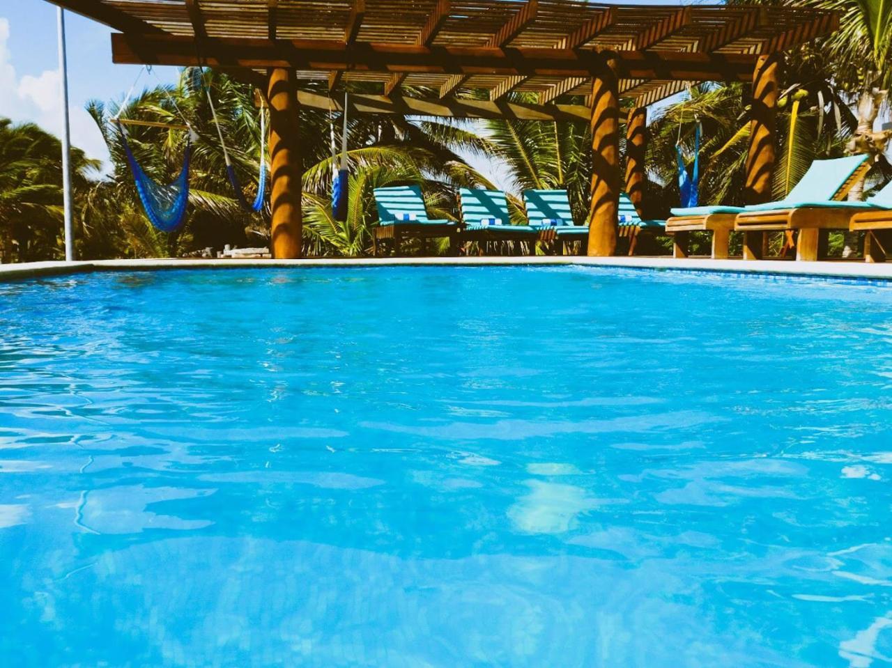 Aquastar Hotel & Apartments Mahahual Exterior foto